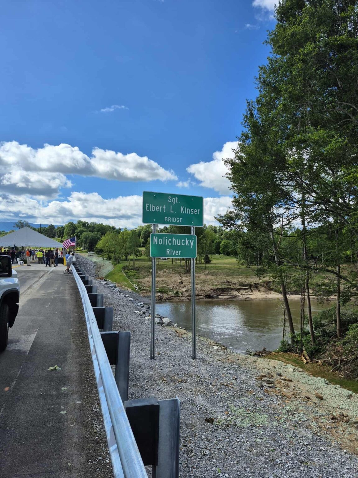 Kinser Bridge Makes Record Reopening In Greene County – 92.3 WNPC